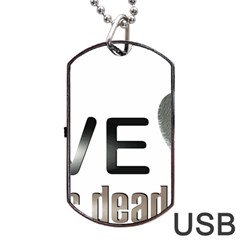 Leaf Leaf Dog Tag Usb Flash (two Sides) by eswaachmad2024