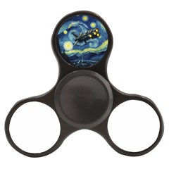 Spaceship Starry Night Van Gogh Painting Finger Spinner by Maspions