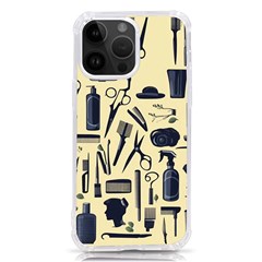 Elegant Hairdresser Pattern Cream Iphone 14 Pro Max Tpu Uv Print Case by TetiBright