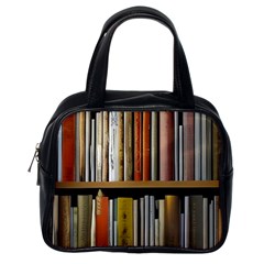 Book Nook Books Bookshelves Comfortable Cozy Literature Library Study Reading Reader Reading Nook Ro Classic Handbag (one Side) by Maspions