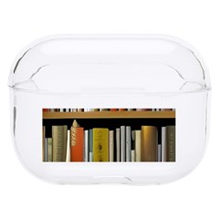 Book Nook Books Bookshelves Comfortable Cozy Literature Library Study Reading Reader Reading Nook Ro Hard Pc Airpods Pro Case by Maspions