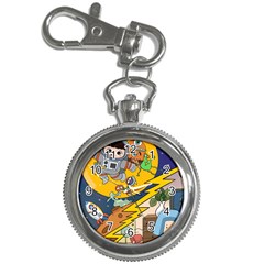 Astronaut Moon Monsters Spaceship Universe Space Cosmos Key Chain Watches by Maspions