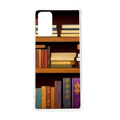 Book Nook Books Bookshelves Comfortable Cozy Literature Library Study Reading Room Fiction Entertain Samsung Galaxy Note 20 Tpu Uv Case by Maspions