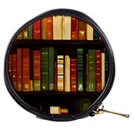 Books Bookshelves Library Fantasy Apothecary Book Nook Literature Study Mini Makeup Bag Front