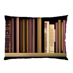 Books Bookshelves Office Fantasy Background Artwork Book Cover Apothecary Book Nook Literature Libra Pillow Case by Grandong