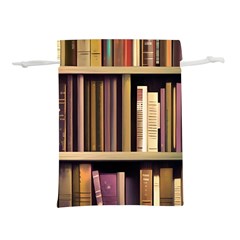 Books Bookshelves Office Fantasy Background Artwork Book Cover Apothecary Book Nook Literature Libra Lightweight Drawstring Pouch (l) by Grandong