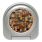 Room Interior Library Books Bookshelves Reading Literature Study Fiction Old Manor Book Nook Reading Travel Alarm Clock Front