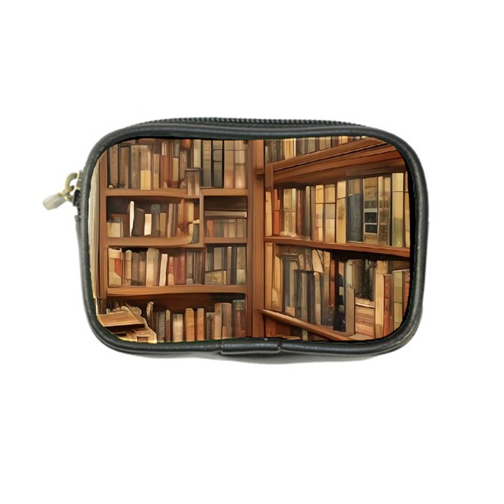 Room Interior Library Books Bookshelves Reading Literature Study Fiction Old Manor Book Nook Reading Coin Purse