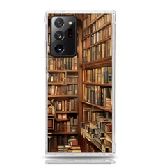 Room Interior Library Books Bookshelves Reading Literature Study Fiction Old Manor Book Nook Reading Samsung Galaxy Note 20 Ultra Tpu Uv Case by Grandong