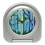 Nature Outdoors Night Trees Scene Forest Woods Light Moonlight Wilderness Stars Travel Alarm Clock Front