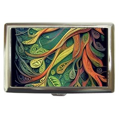 Outdoors Night Setting Scene Forest Woods Light Moonlight Nature Wilderness Leaves Branches Abstract Cigarette Money Case by Grandong