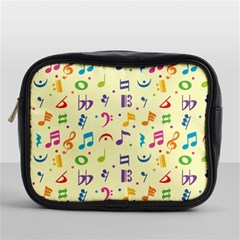 Seamless Pattern Musical Note Doodle Symbol Mini Toiletries Bag (one Side) by Apen