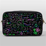 Math Linear Mathematics Education Circle Background Toiletries Bag (One Side) Front