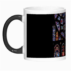 Chartres Cathedral Notre Dame De Paris Stained Glass Morph Mug by Maspions