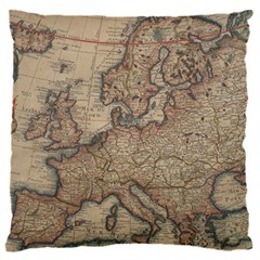 Old Vintage Classic Map Of Europe 16  Baby Flannel Cushion Case (two Sides) by Paksenen