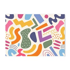 Abstract Pattern Background Crystal Sticker (a4) by Maspions