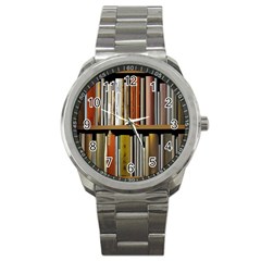 Book Nook Books Bookshelves Comfortable Cozy Literature Library Study Reading Reader Reading Nook Ro Sport Metal Watch by Maspions