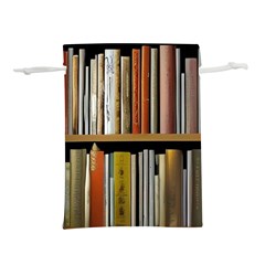 Book Nook Books Bookshelves Comfortable Cozy Literature Library Study Reading Reader Reading Nook Ro Lightweight Drawstring Pouch (l) by Maspions