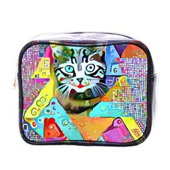 Kitten Cat Pet Animal Adorable Fluffy Cute Kitty Mini Toiletries Bag (one Side) by Maspions