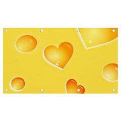 Cheese Texture, Macro, Food Textures, Slices Of Cheese Banner And Sign 7  X 4  by nateshop