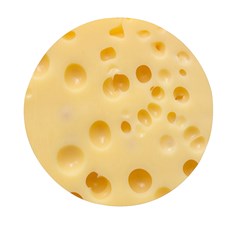 Cheese Texture, Yellow Cheese Background Mini Round Pill Box by nateshop