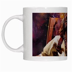 The King Who Laughs White Mug by EatMeDrinkMe