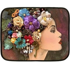 Garden Princess Fleece Blanket (mini) by CKArtCreations