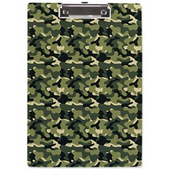 Camouflage Pattern A4 Acrylic Clipboard by goljakoff