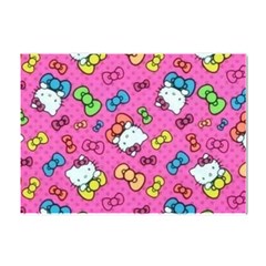 Hello Kitty, Cute, Pattern Crystal Sticker (a4) by nateshop