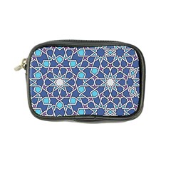 Islamic Ornament Texture, Texture With Stars, Blue Ornament Texture Coin Purse by nateshop