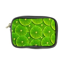 Lime Textures Macro, Tropical Fruits, Citrus Fruits, Green Lemon Texture Coin Purse by nateshop