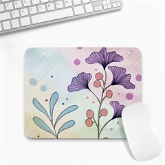 Flower Paint Flora Nature Plant Small Mousepad by Maspions