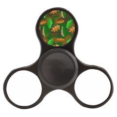 Leaves Foliage Pattern Oak Autumn Finger Spinner by Maspions