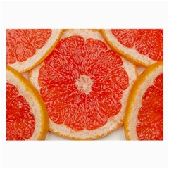 Grapefruit-fruit-background-food Large Glasses Cloth by Maspions