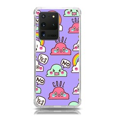 Cloud Seamless Pattern Samsung Galaxy S20 Ultra 6 9 Inch Tpu Uv Case by Apen