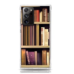 Books Bookshelves Office Fantasy Background Artwork Book Cover Apothecary Book Nook Literature Libra Samsung Galaxy Note 20 Ultra Tpu Uv Case by Posterlux