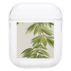 Watercolor Leaves Branch Nature Plant Growing Still Life Botanical Study Soft Tpu Airpods 1/2 Case by Posterlux