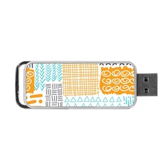 Premium Quality Elegant Orange Portable Usb Flash (one Side) by Maspions