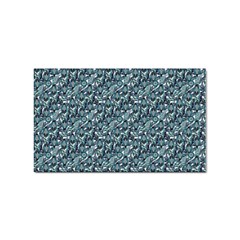 Blue Paisley Sticker Rectangular (100 Pack) by DinkovaArt