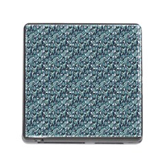 Blue Paisley Memory Card Reader (square 5 Slot) by DinkovaArt