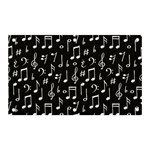 Chalk Music Notes Signs Seamless Pattern Banner and Sign 5  x 3  Front