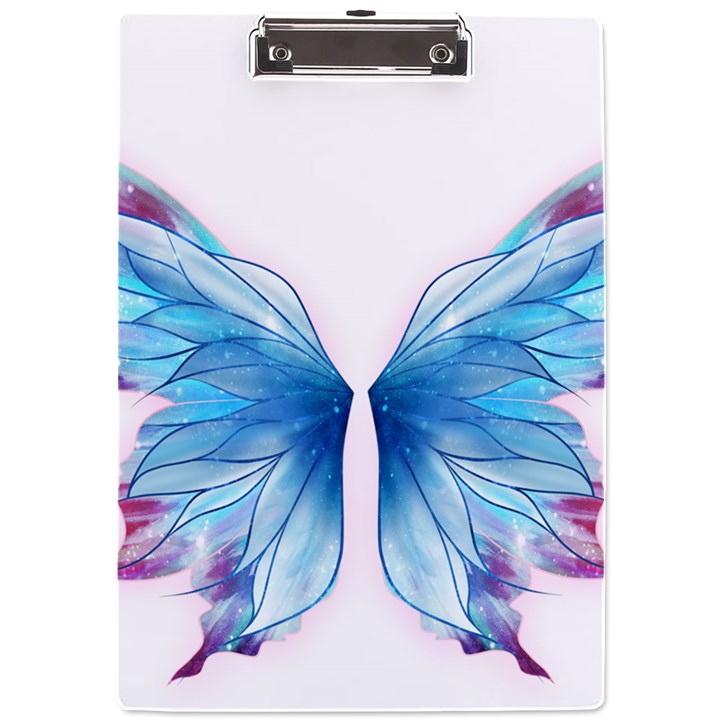 Butterfly-drawing-art-fairytale  A4 Acrylic Clipboard