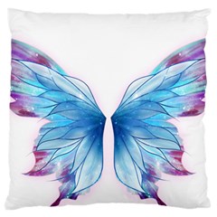 Butterfly-drawing-art-fairytale  Large Cushion Case (two Sides) by saad11