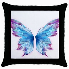 Butterfly-drawing-art-fairytale  Throw Pillow Case (black) by saad11