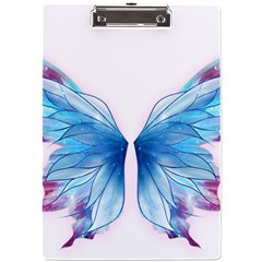 Butterfly-drawing-art-fairytale  A4 Acrylic Clipboard by saad11