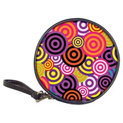 Abstract Circles Background Retro Classic 20-cd Wallets by Ravend