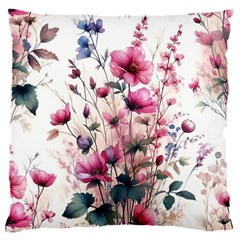 Flora Floral Flower Petal 16  Baby Flannel Cushion Case (two Sides) by Maspions