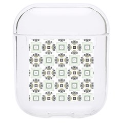 Background Pattern Retro Vintage Hard Pc Airpods 1/2 Case by Maspions