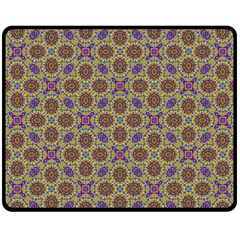 Art Illustrations Background Pattern Mandala Seamless Fleece Blanket (medium) by Maspions