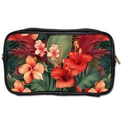 Tropical Flower Bloom Toiletries Bag (two Sides) by Maspions